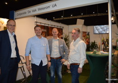 Gert Kampert, Harm Beute, Marcel Witteveen en Harry van Doorn bij De Valk Wekerom.